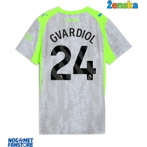 Manchester City Josko Gvardiol #24 Rezervni Dres za Ženska 2025-26 Kratak Rukav